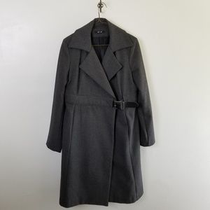 Amun Italian Designer Gray Coat